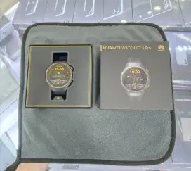 ( Second ) Huawei Watch GT 5 Pro 46mm - Black | Resmi | Fullset
