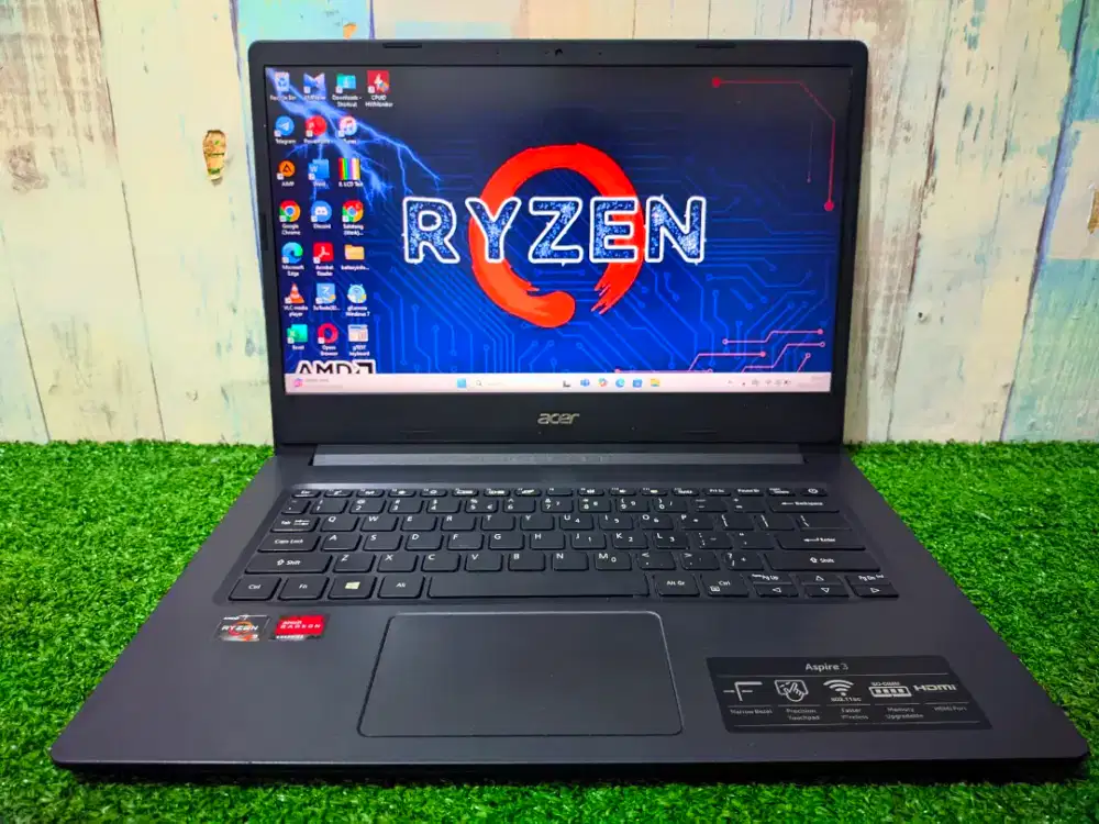 ACER ASPIRE A314-22 tahun 2021 AMD Ryzen 3-3250 RAM 8 GB SSD 256 GB