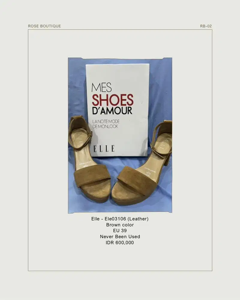 Sepatu brand Elle