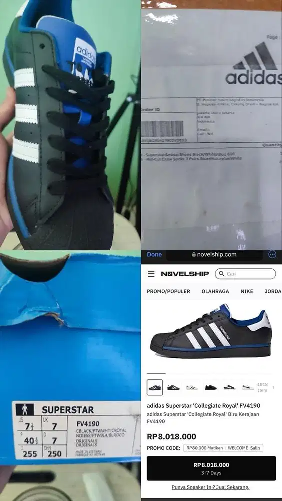 Sepatu Ori Adidas
