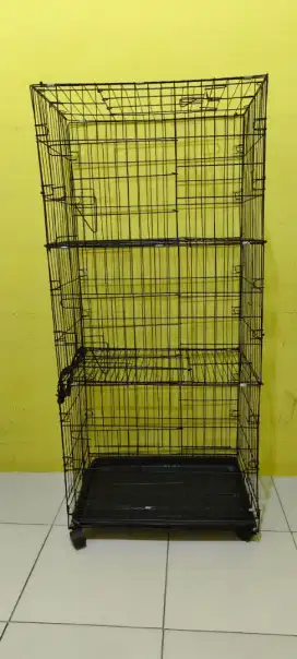 Kandang kucing 2 dan 3 tingkat