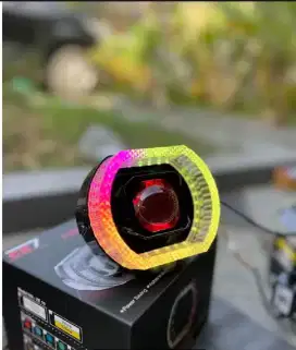 Lampu projie matrix X1 4.5 inch kipas 5D +saklar+relay full set