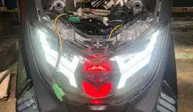 Head Lamp Lampu Depan Custom Nmax Old