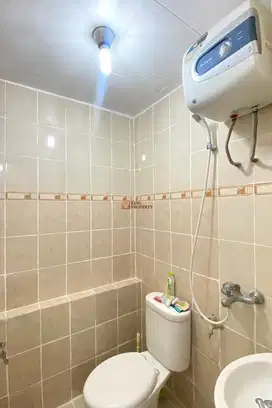 Hunian Nyaman! 2BR Lantai Rendah 35m² Dapat AC+Water Heater Green Bay