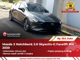 [ GARANSI 5TH ] Mazda3 Mazda 3 HB Hatchback 2.0 Skyactiv-G 2020/2021