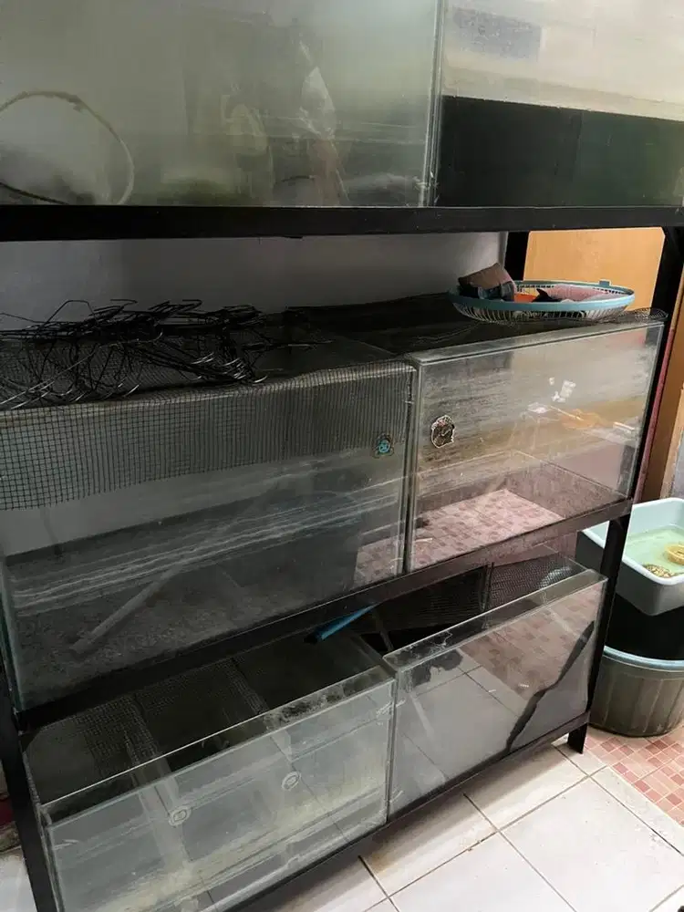 Rak Aquarium 3 tingkat 120 x 40 cm