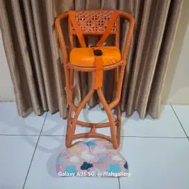 Kursi Rotan Motor Kursi Bonceng Anak Like New Kokoh Bonus Bantal