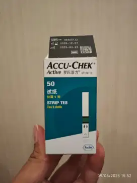 Accu-Chek Active Strip Cek Tes Gula Darah Isi 50