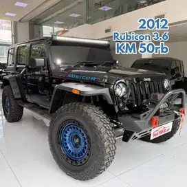 Jeep Wrangler Rubicon 3.6 AT 2012 Black on Black Pentastar Mods Hitam