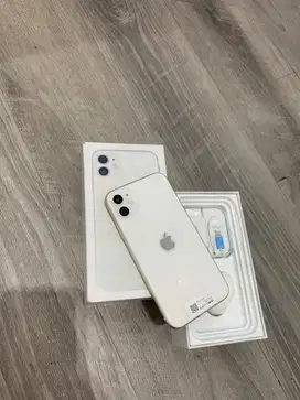 iphone 11 64gb warna putih ex ibox unit normal