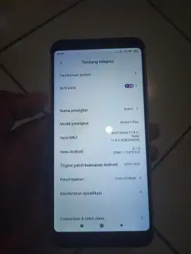 Redmi 5 ram 3/32 minus retak pemakaian normal