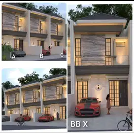 DIJUAL 3 UNIT RUMAH BARU DEKAT MERR , BARUK BARAT X RUNGKUT