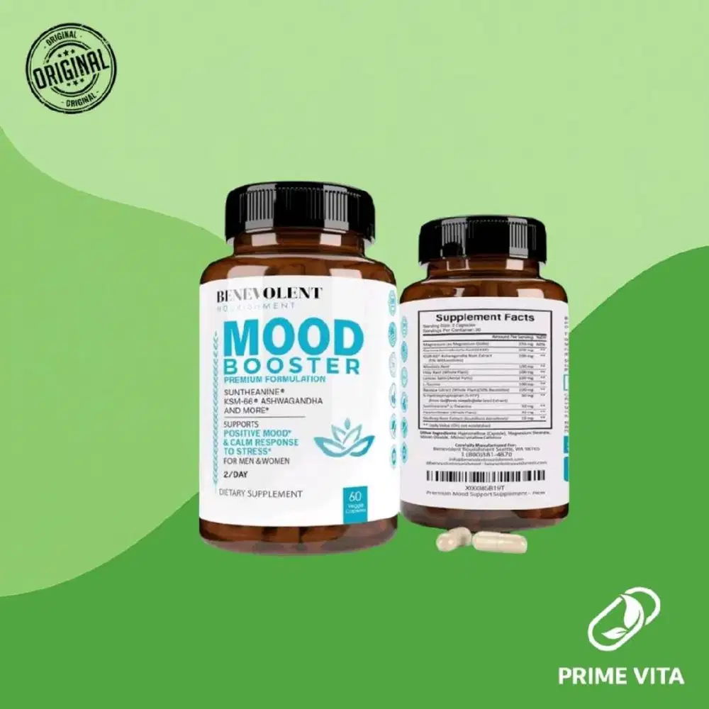 Benevolent Nourishment Mood Booster KSM-66 Ashwagandha