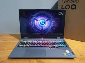 LOQ 15IRX9 i5-13450HX 12/512GB RTX 3050 6GB 144Hz Garansi Okt 2026