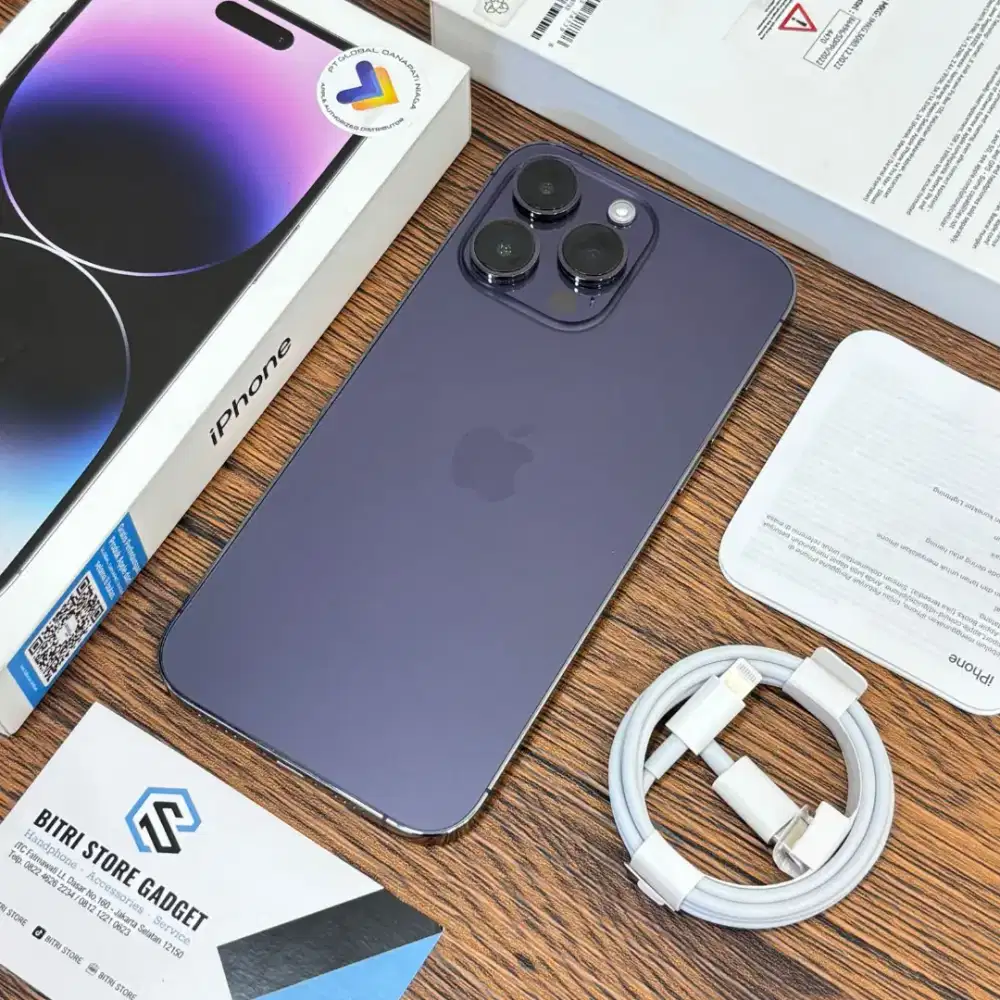 iPhone 14 pro max 256gb garasni resmi ex ibox