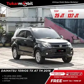 Daihatsu terios tx metik tahun 2016 low km