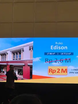 Ruko Edison Gading serpong baru siap usaha