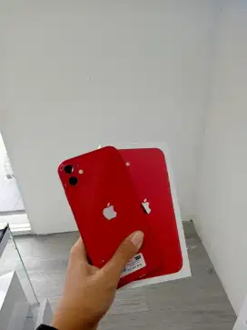 iPhone 11 64gb Normal full set warna merah