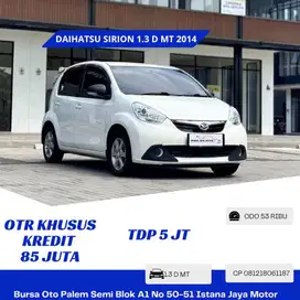 ODO 53RB Daihatsu Sirion 1.3 D MT 2014 Putih