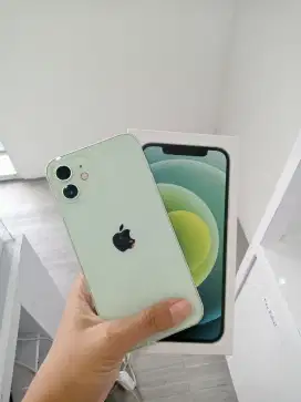 iphone 12 64gb Normal full set warna tosca