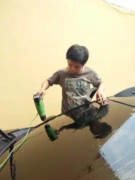 Kaca film mobil dan gedung