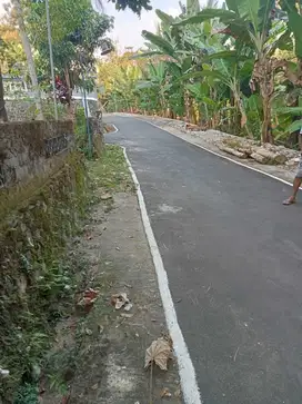 Dijual tanah view sawah diselatan pasar gembong jumantono