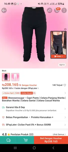 Celana wanita - She wears sugar