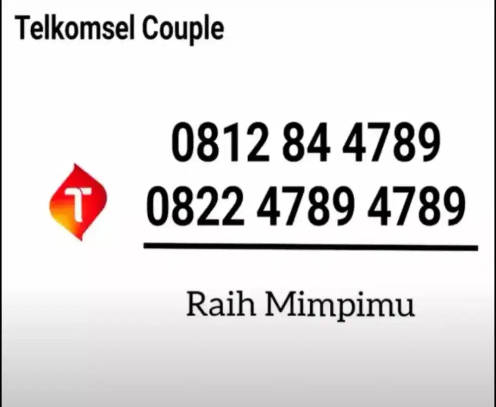 Telkomsel Couple 4789