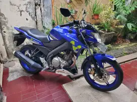 Yamaha Vixion Movistar Biru 2016 Full orisinil.