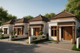 Dekat UMY, Rumah Bali style 2 KT