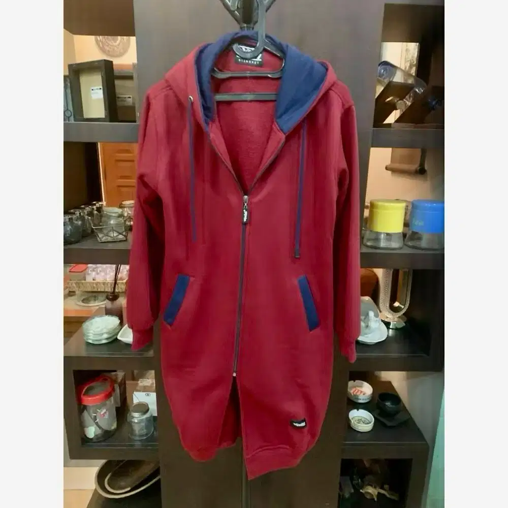 Long Jaket kapucong