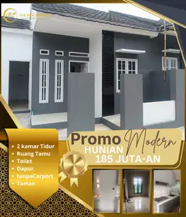 RUMAH CLUSTER MINIMALIS 2 KAMAR SIAP HUNI AKSES STRATEGIS HANYA 185JT