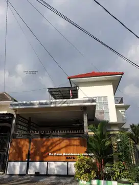 Rumah Furnished Di Perumahan De Daun Residence, Junrejo Kota Batu