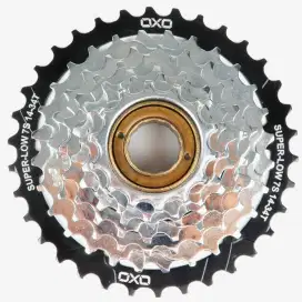 Freewheel Sprocket OXO 7sp 7-speed 14-34T (My2023) Chrome CP/Black