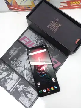 ASUS ROG PHONE 5s ram 8/128 GB Black Fullset Sempurna Like New !!