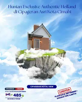 Cipageran Royal View Rumah 1Lt Di cipageran dkt pemkot cimahi sdh shm