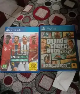 BD Pes 2021 gta v kaset ps4