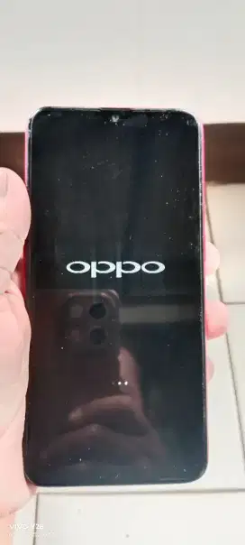 Opo  a5s  3/32  mantok di logo opo ja sma tompel LCD nya