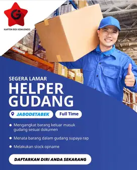 DIBUTUHKAN STAFF GUDANG