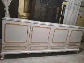 buffet tv jumbo panjang 2,5 meter tinggi 1 metr