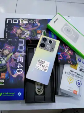 jual infinix note 40 8+8/256 fullset original mulus