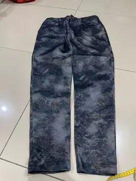 Celana Thunder Vintage Corak Divermak Tapered Slim Fit
