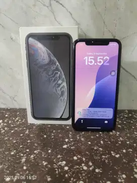 iPhone xr 128  bh 100 fullset lecet pemakaian all operator