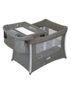 Tempat Tidur Bayi | Joie Illusion Travel Cot - Nickel