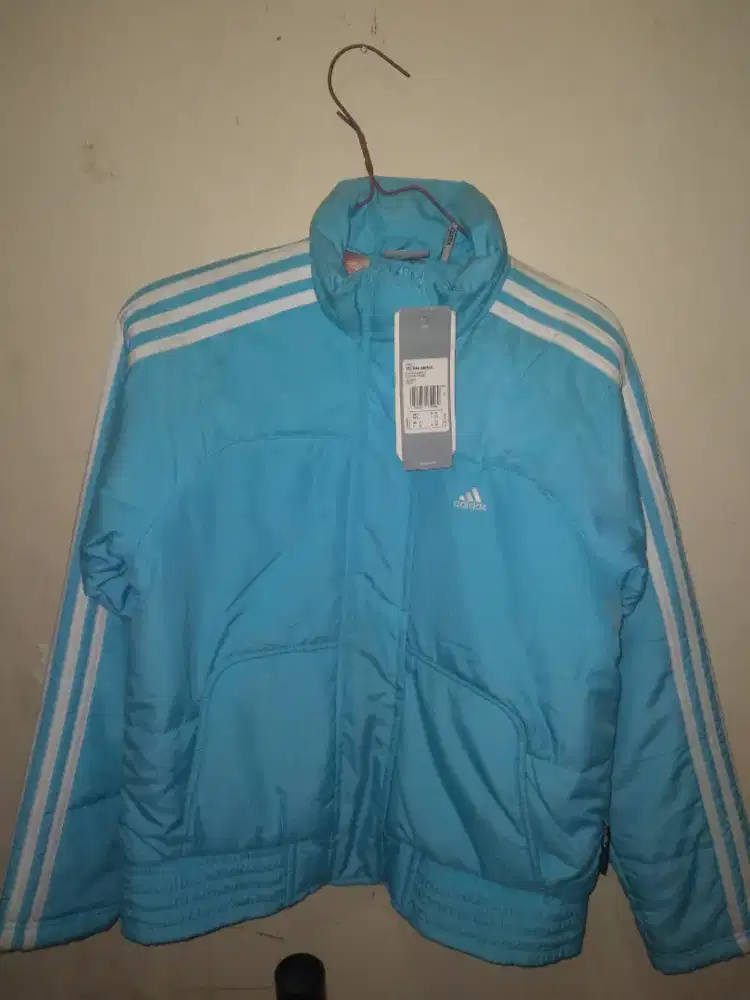 YG ESS JACKET LIGHT/AQUA/WHITE