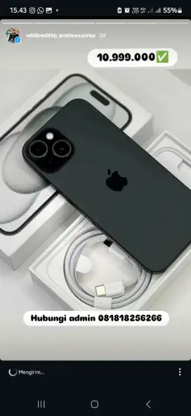 IPHONE 15 GARANSI IBOX