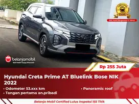 [ GARANSI 5TH ] Hyundai Creta Prime Sunroof Bluelink Bose 2022/2023