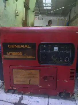 Jual jenset silent bahan bakar solar merek general normal kok