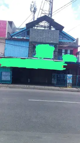 Ruko dijual bisa untuk usaha pinggir jalan utama