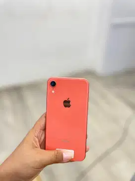 iphone xr 64gb warna coral unit normal